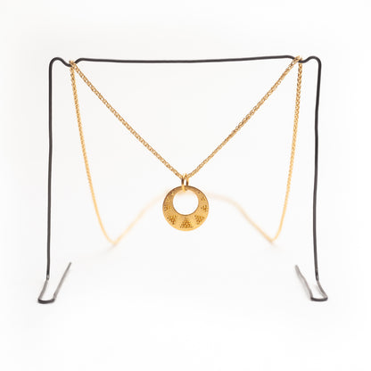 Lunar cycle chain | 900 Gelbgold