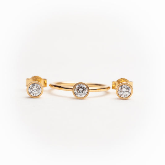 Perfect match 0,75 ct. | 750 Gelbgold